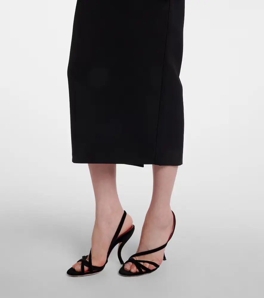 Roland Mouret Crêpe midi dress | Thumbnail 6
