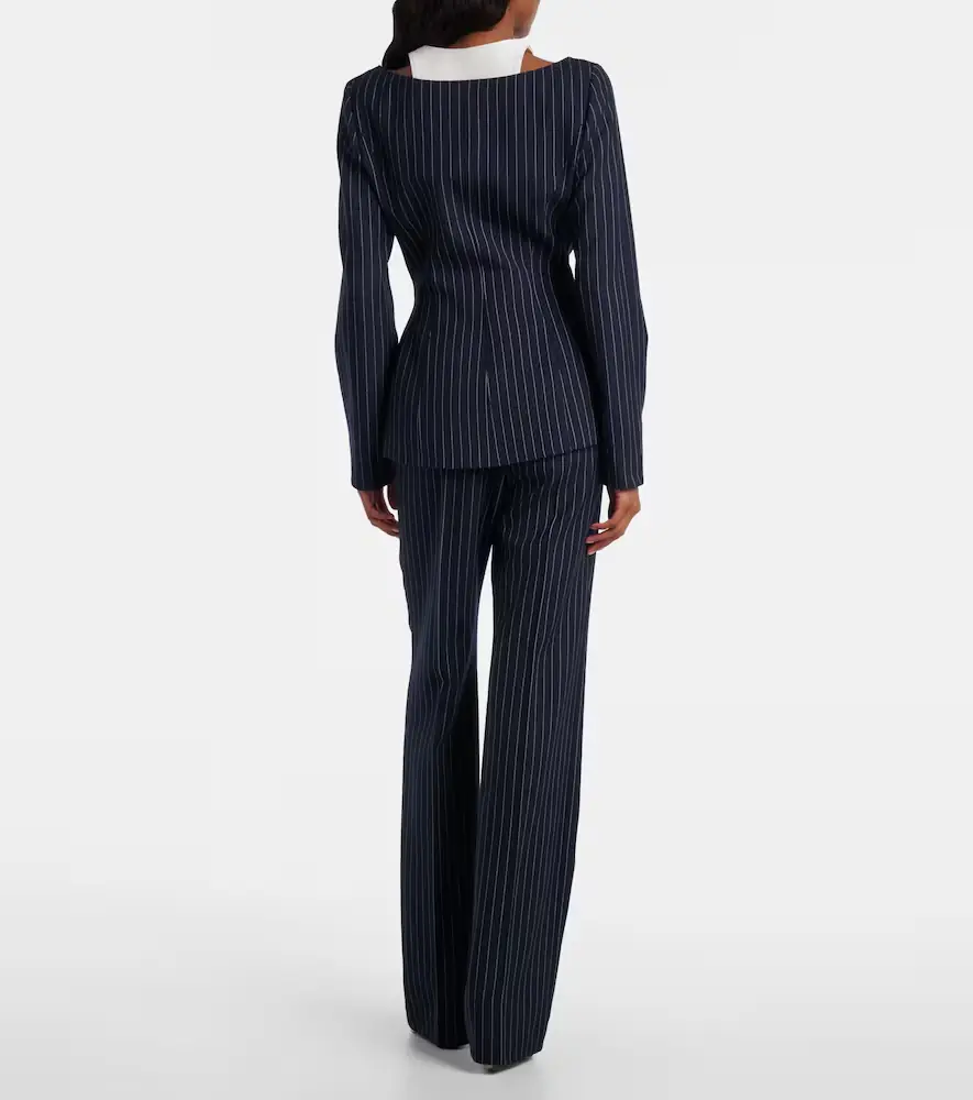 Mugler re/edit high-rise wool straight pants | Thumbnail 3 Mugler re/edit high-rise wool straight pants | Thumbnail 3