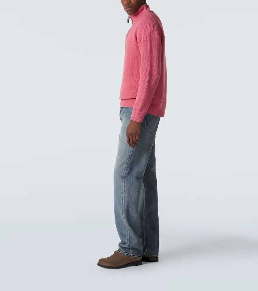 JW Anderson Wool and cotton half-zip sweater | Thumbnail 6