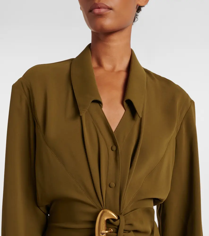 Mugler re/edit Cow-boys crêpe twill shirt dress | Thumbnail 2 Mugler re/edit Cow-boys crêpe twill shirt dress | Thumbnail 2