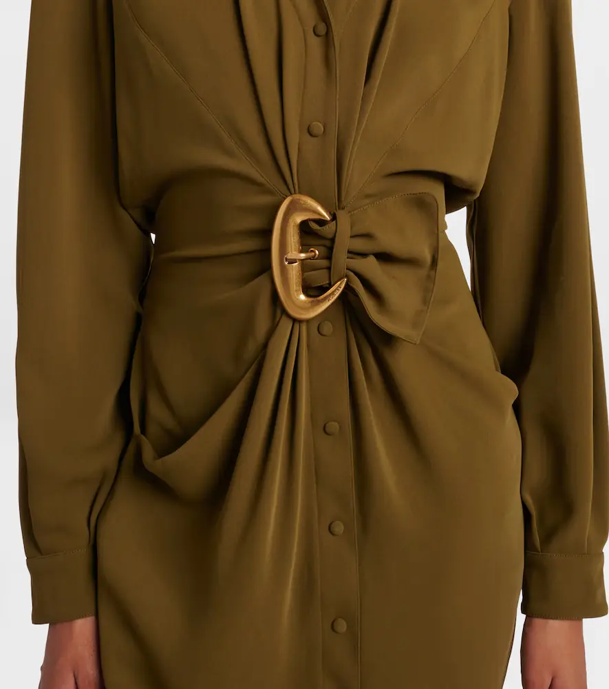 Mugler re/edit Cow-boys crêpe twill shirt dress | Thumbnail 3 Mugler re/edit Cow-boys crêpe twill shirt dress | Thumbnail 3