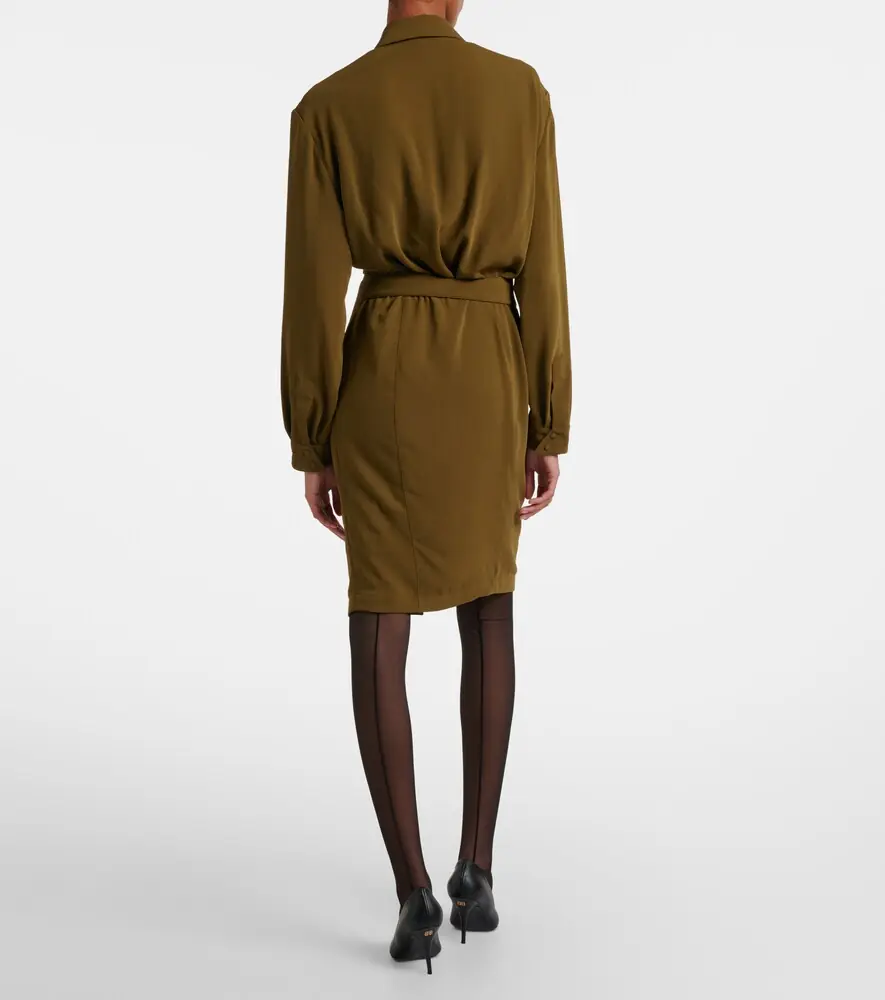 Mugler re/edit Cow-boys crêpe twill shirt dress | Thumbnail 4 Mugler re/edit Cow-boys crêpe twill shirt dress | Thumbnail 4