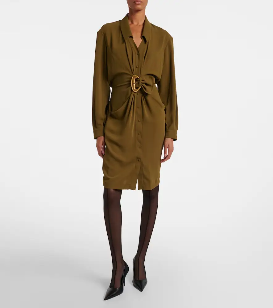 Mugler re/edit Cow-boys crêpe twill shirt dress | Thumbnail 5 Mugler re/edit Cow-boys crêpe twill shirt dress | Thumbnail 5