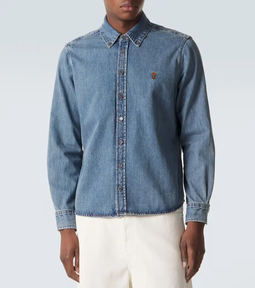 Ami Paris Denim shirt | Thumbnail 3 Ami Paris Denim shirt | Thumbnail 3