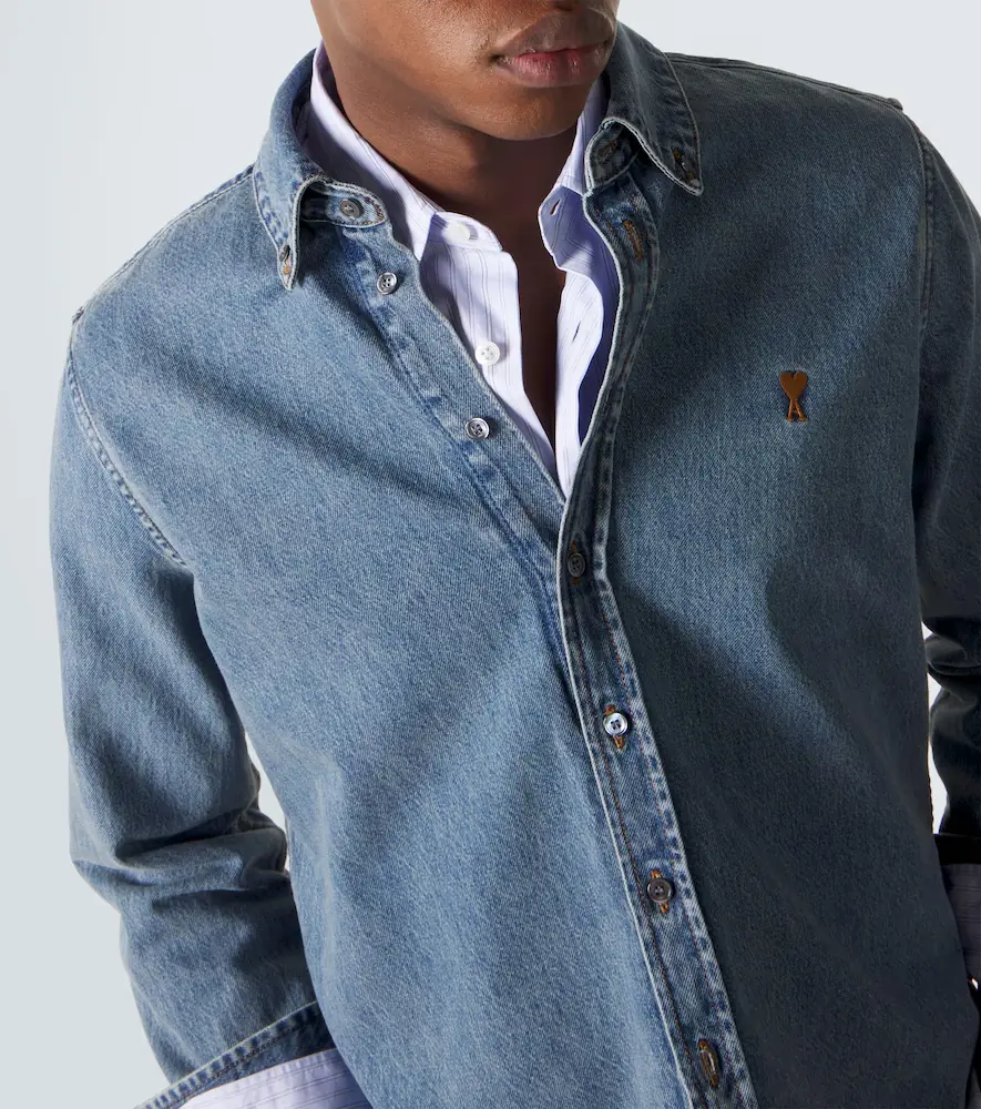 Ami Paris Denim shirt | Thumbnail 6 Ami Paris Denim shirt | Thumbnail 6