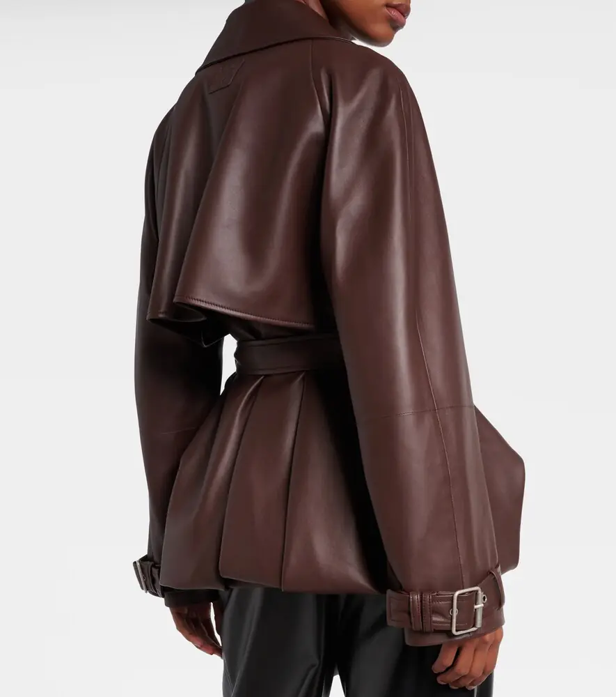 Loewe Balloon leather jacket | Thumbnail 4