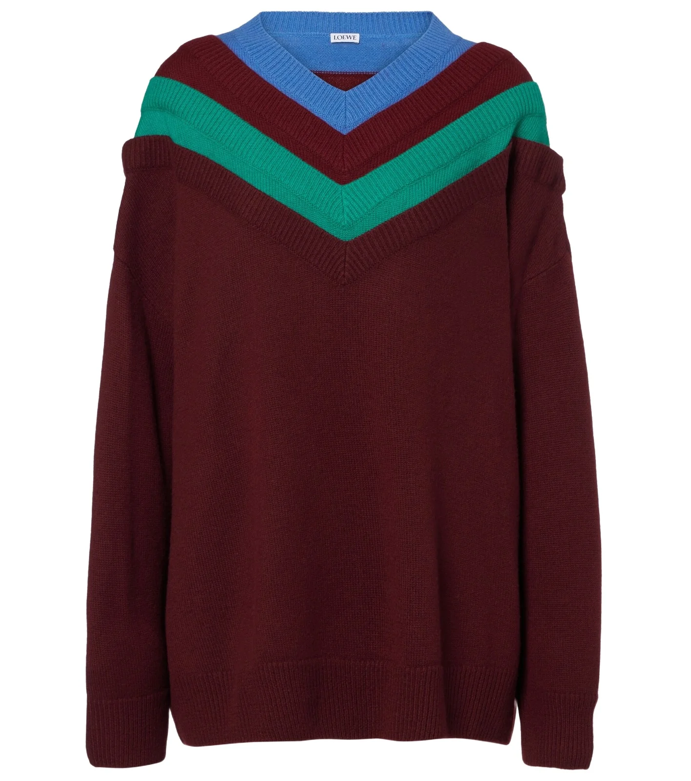 Trompe l'ail wool sweater Trompe l'ail wool sweater