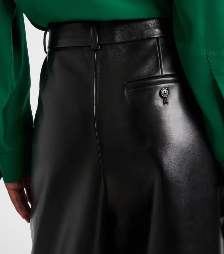 Loewe Leather wide-leg pants | Thumbnail 3 Loewe Leather wide-leg pants | Thumbnail 3