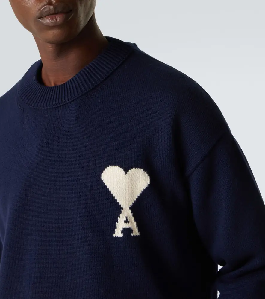 AMI PARIS Ami de Caur wool and cotton sweater | Thumbnail 5 AMI PARIS Ami de Caur wool and cotton sweater | Thumbnail 5