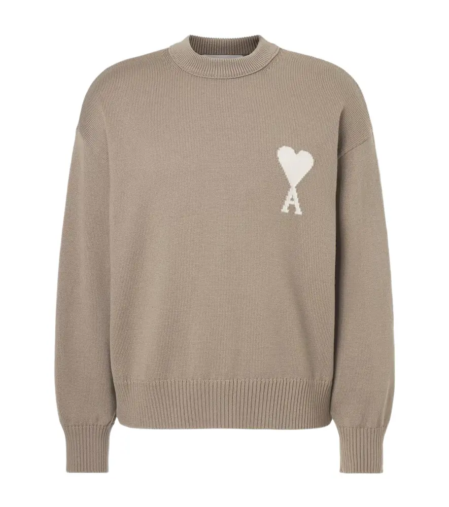 Ami Paris Ami De Caur wool and cotton sweater | Image 1 Ami Paris Ami De Caur wool and cotton sweater | Image 1