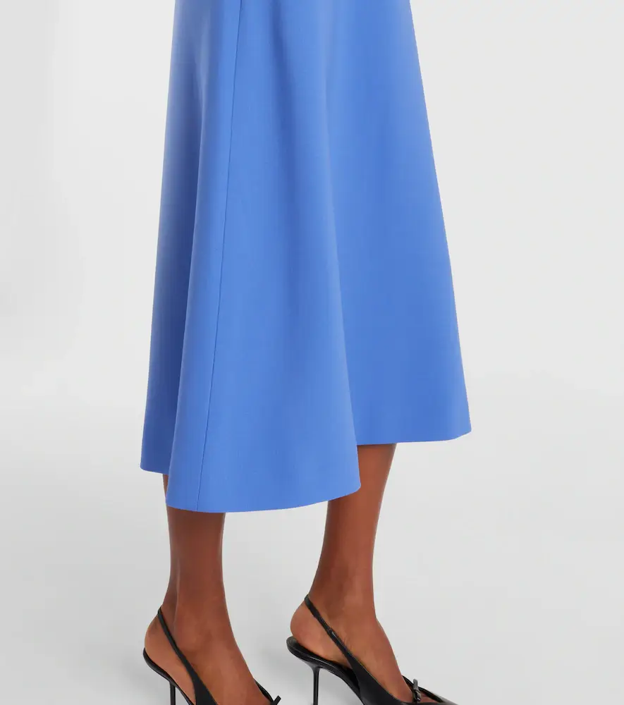 Carolina Herrera Belted wool-blend midi dress | Thumbnail 3 Carolina Herrera Belted wool-blend midi dress | Thumbnail 3