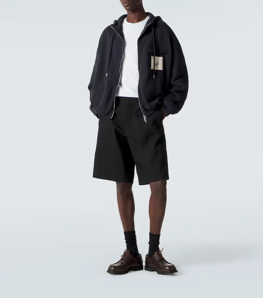 Jacquemus Torneo cotton fleece zip-up hoodie | Thumbnail 4 Jacquemus Torneo cotton fleece zip-up hoodie | Thumbnail 4