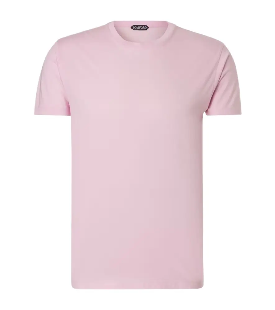 Tom Ford Cotton and silk jersey T-shirt | Image 1 Tom Ford Cotton and silk jersey T-shirt | Image 1