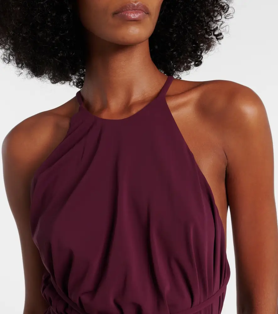 Eres Ines halterneck jersey midi dress | Thumbnail 2 Eres Ines halterneck jersey midi dress | Thumbnail 2