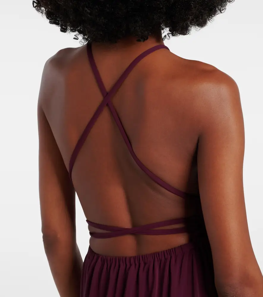 Eres Ines halterneck jersey midi dress | Thumbnail 6 Eres Ines halterneck jersey midi dress | Thumbnail 6