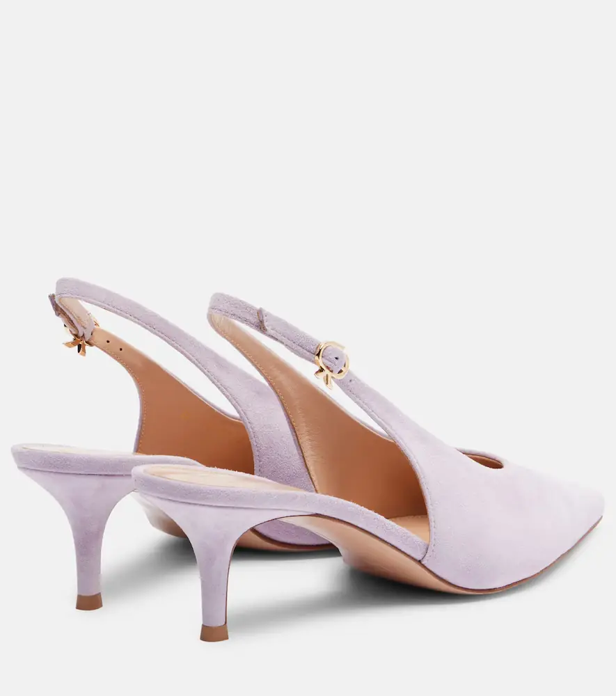 Gianvito Rossi Robbie 55 suede slingback pumps | Thumbnail 2