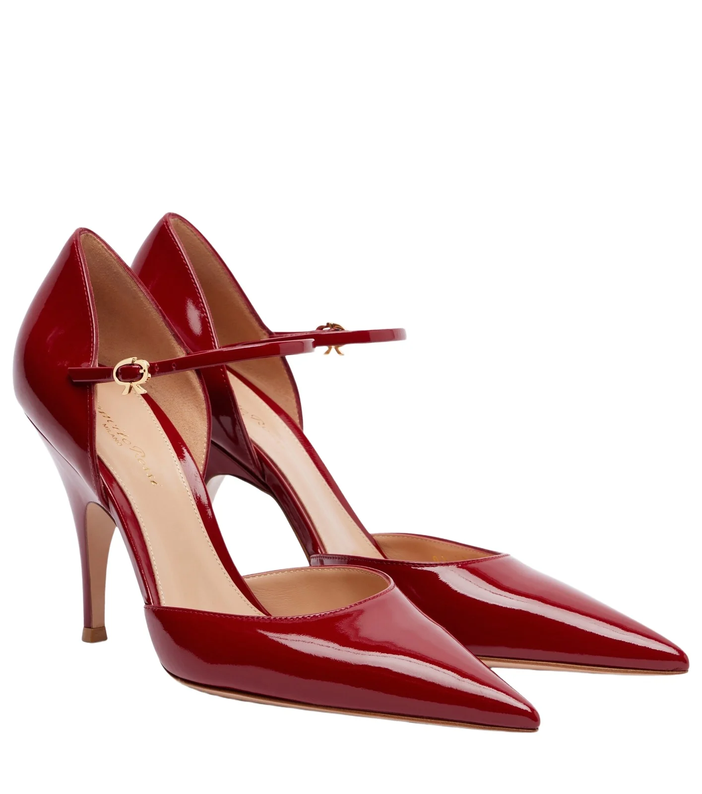 Sofia D'Orsay patent leather pumps