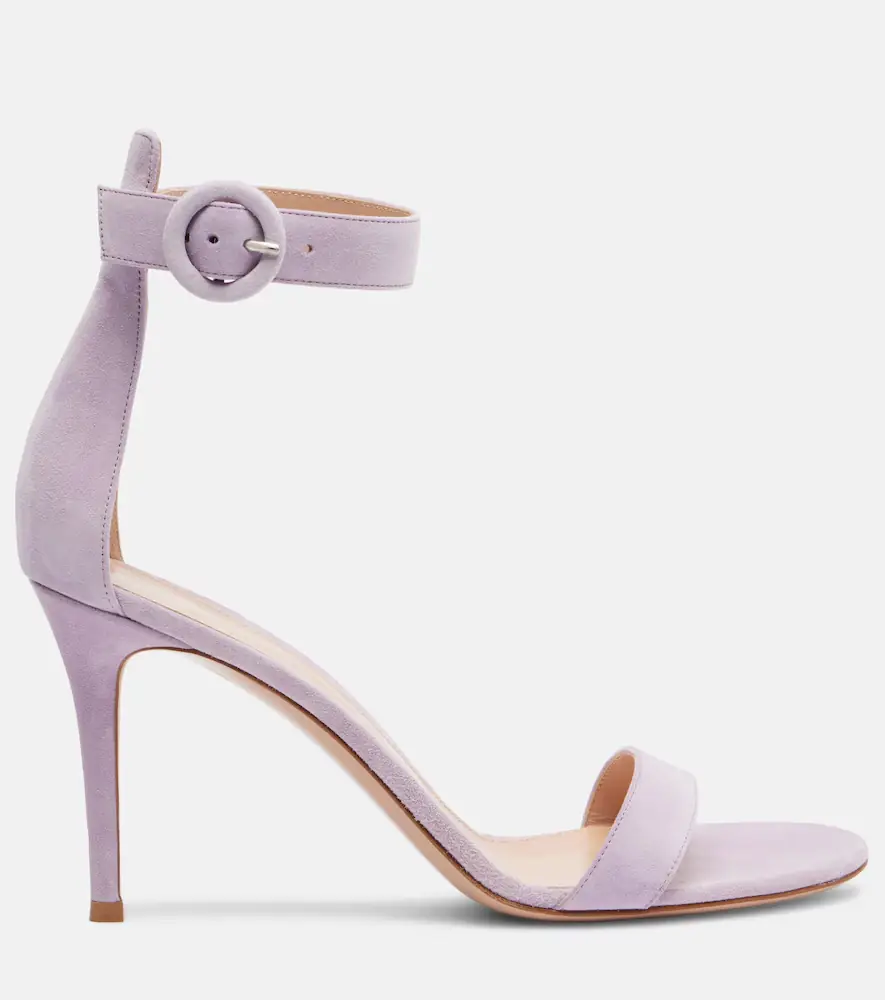 Gianvito Rossi Portofino 85 suede sandals | Thumbnail 2
