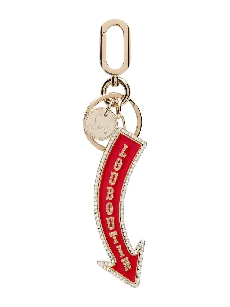 Logo bag charm Logo bag charm