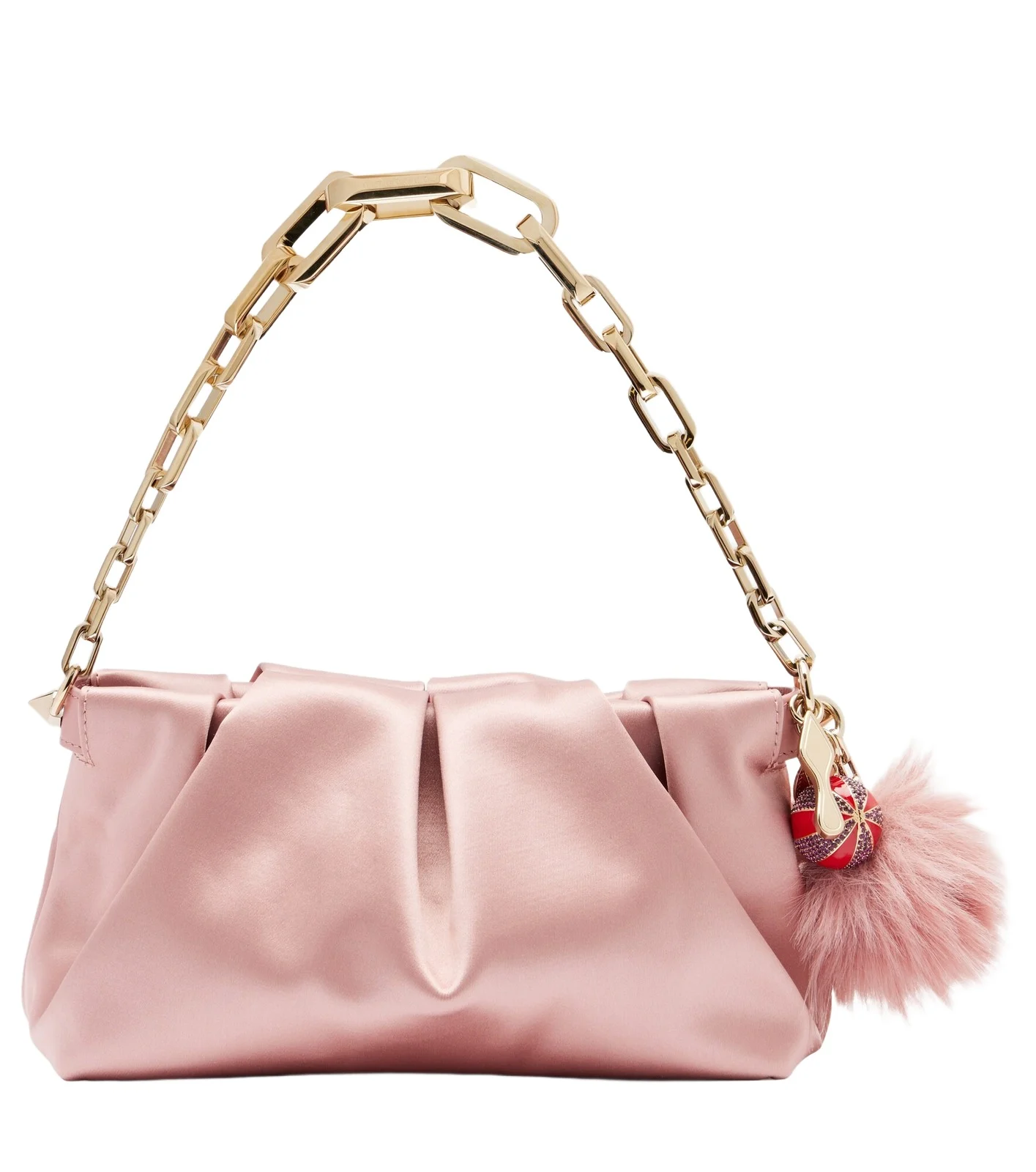 Eva Small crêpe satin clutch Eva Small crêpe satin clutch