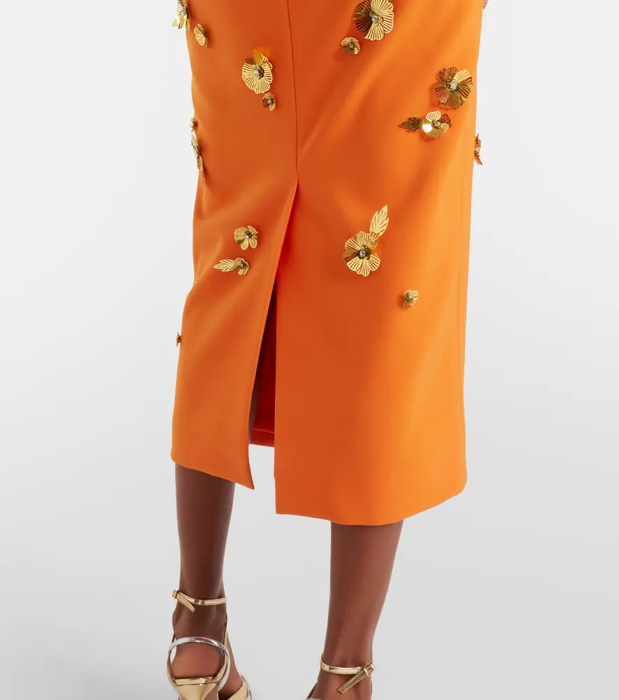 Carolina Herrera Floral-appliqué cocktail dress | Thumbnail 5 Carolina Herrera Floral-appliqué cocktail dress | Thumbnail 5