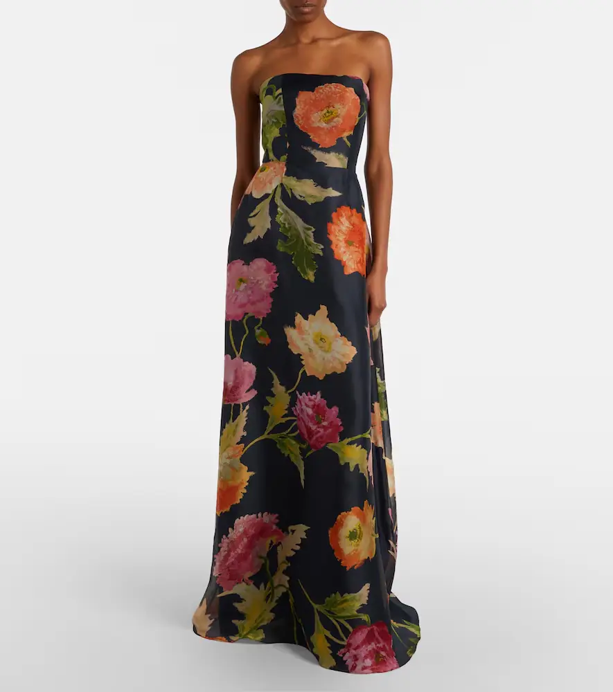 Carolina Herrera Floral silk gown | Thumbnail 2