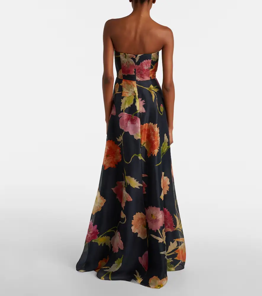 Carolina Herrera Floral silk gown | Thumbnail 3