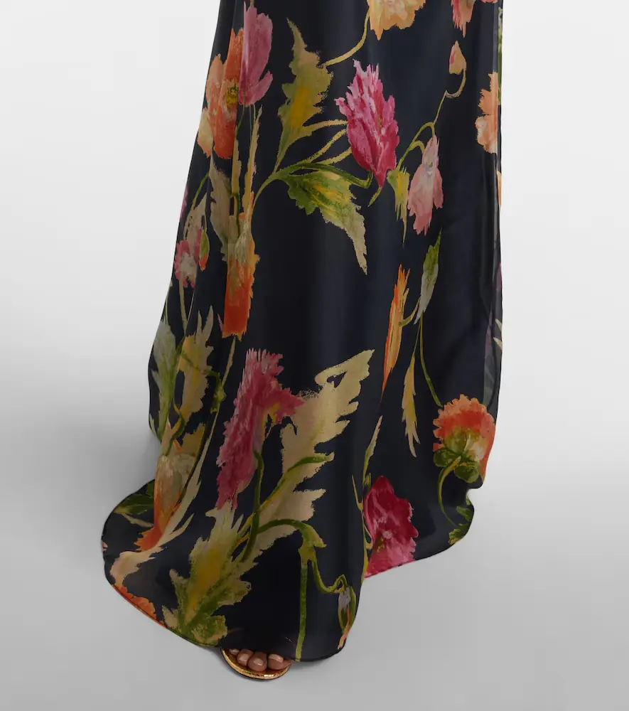 Carolina Herrera Floral silk gown | Thumbnail 4