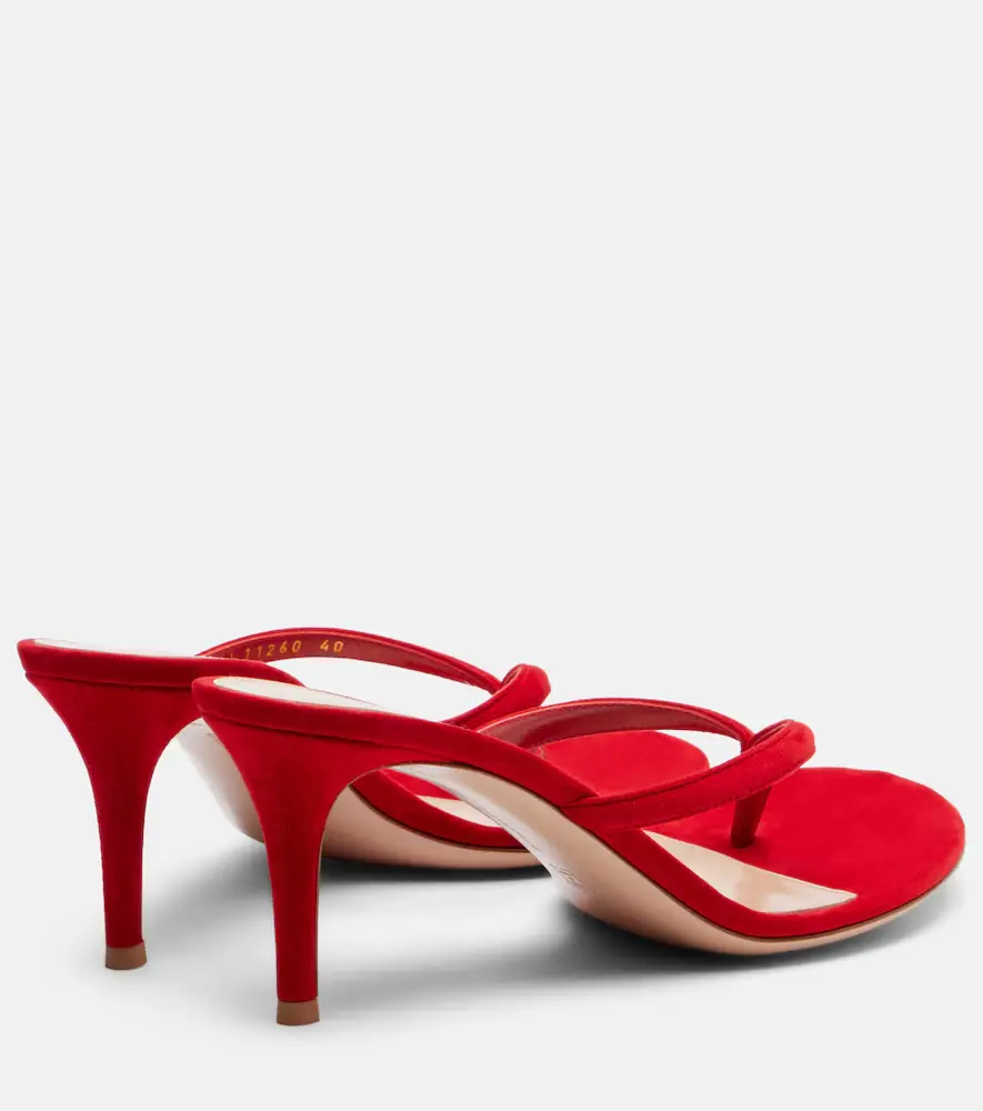 Gianvito Rossi Calypso suede thong sandals | Thumbnail 4 Gianvito Rossi Calypso suede thong sandals | Thumbnail 4