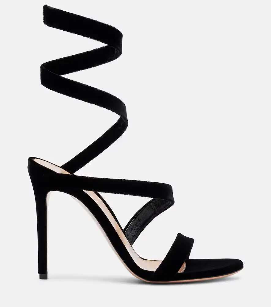 Gianvito Rossi Opera 105 velvet sandals | Thumbnail 2 Gianvito Rossi Opera 105 velvet sandals | Thumbnail 2