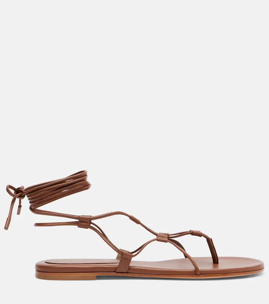 Gianvito Rossi Leather gladiator sandals | Thumbnail 2