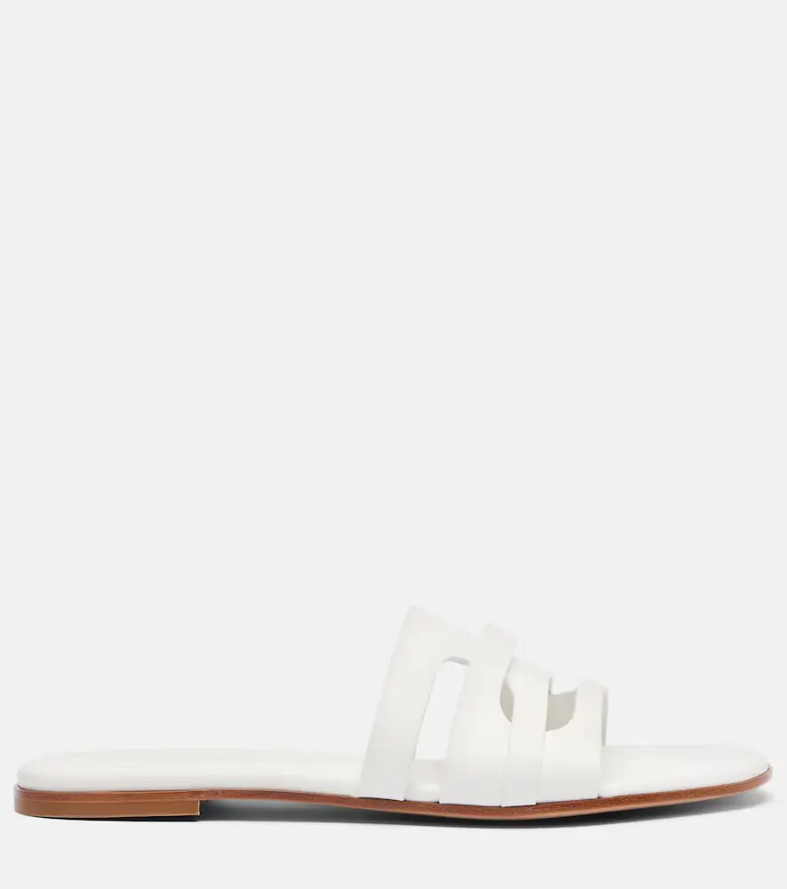 Gianvito Rossi Nora leather slides | Thumbnail 3 Gianvito Rossi Nora leather slides | Thumbnail 3