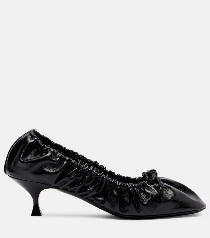 Herbert Levine Gather Around leather pumps | Thumbnail 2