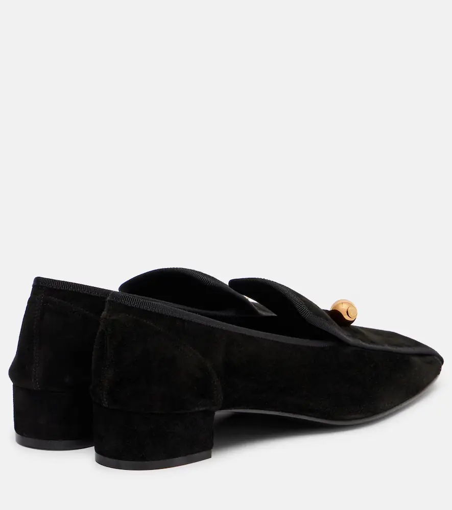 Herbert Levine Showtime suede loafer pumps | Thumbnail 3 Herbert Levine Showtime suede loafer pumps | Thumbnail 3