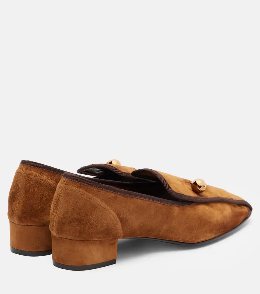 Herbert Levine Showtime 30 suede loafer pumps | Thumbnail 2 Herbert Levine Showtime 30 suede loafer pumps | Thumbnail 2