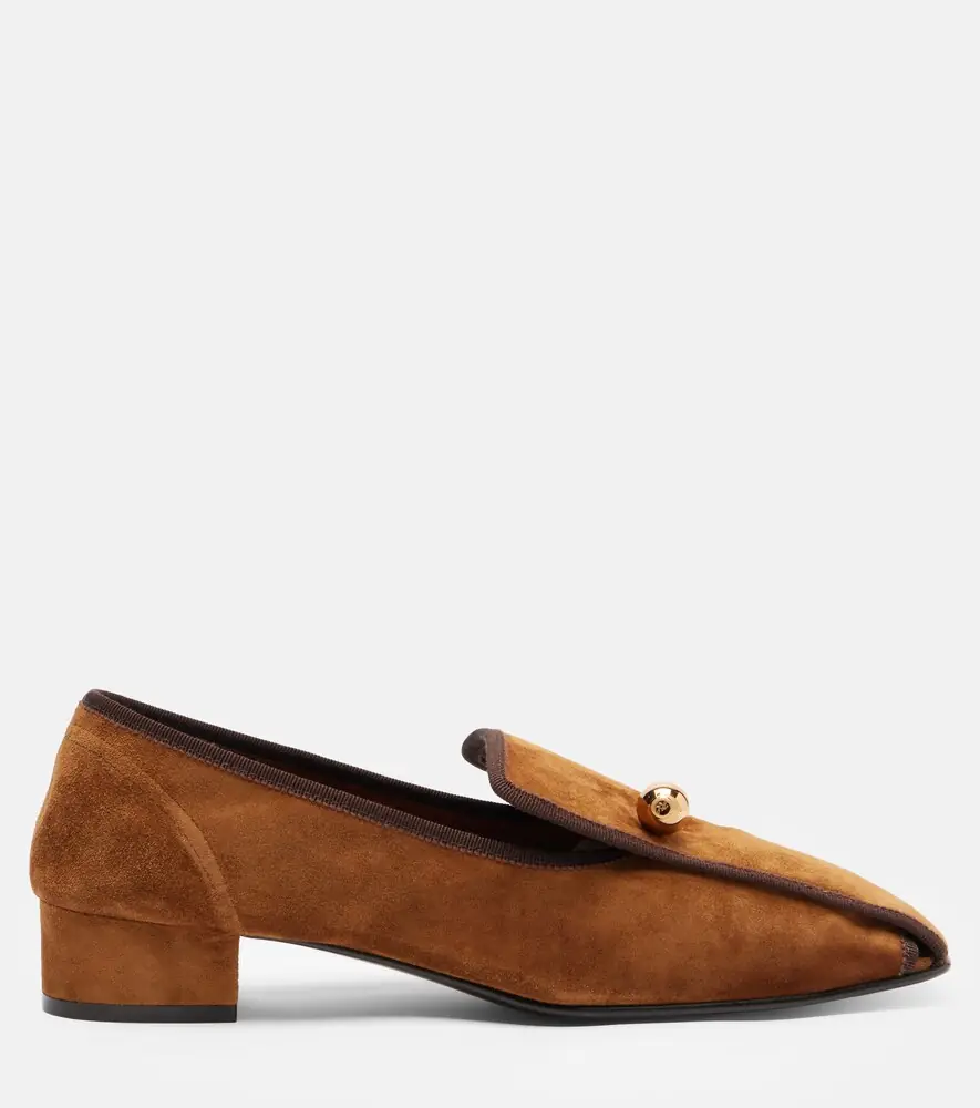 Herbert Levine Showtime 30 suede loafer pumps | Thumbnail 4 Herbert Levine Showtime 30 suede loafer pumps | Thumbnail 4