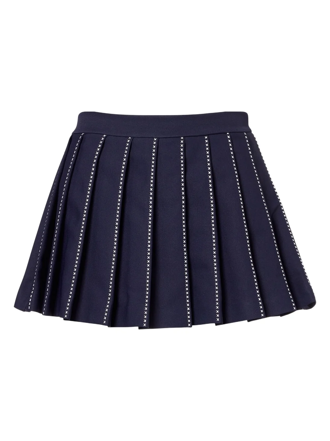 Embroidered pleated tennis skirt Embroidered pleated tennis skirt
