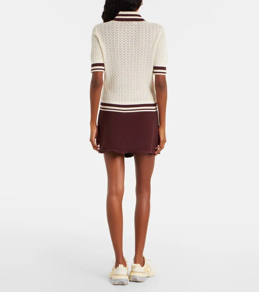 Tory Burch Cotton pointelle polo shirt | Thumbnail 4 Tory Burch Cotton pointelle polo shirt | Thumbnail 4