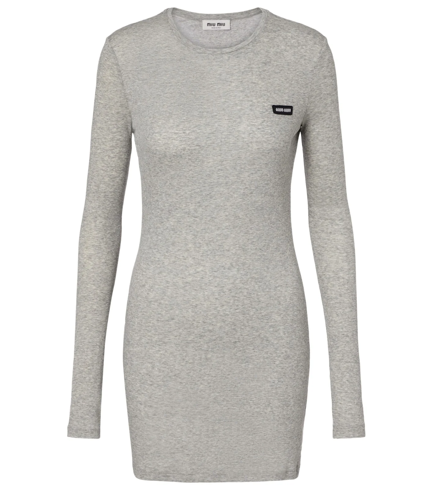 Cotton jersey minidress
