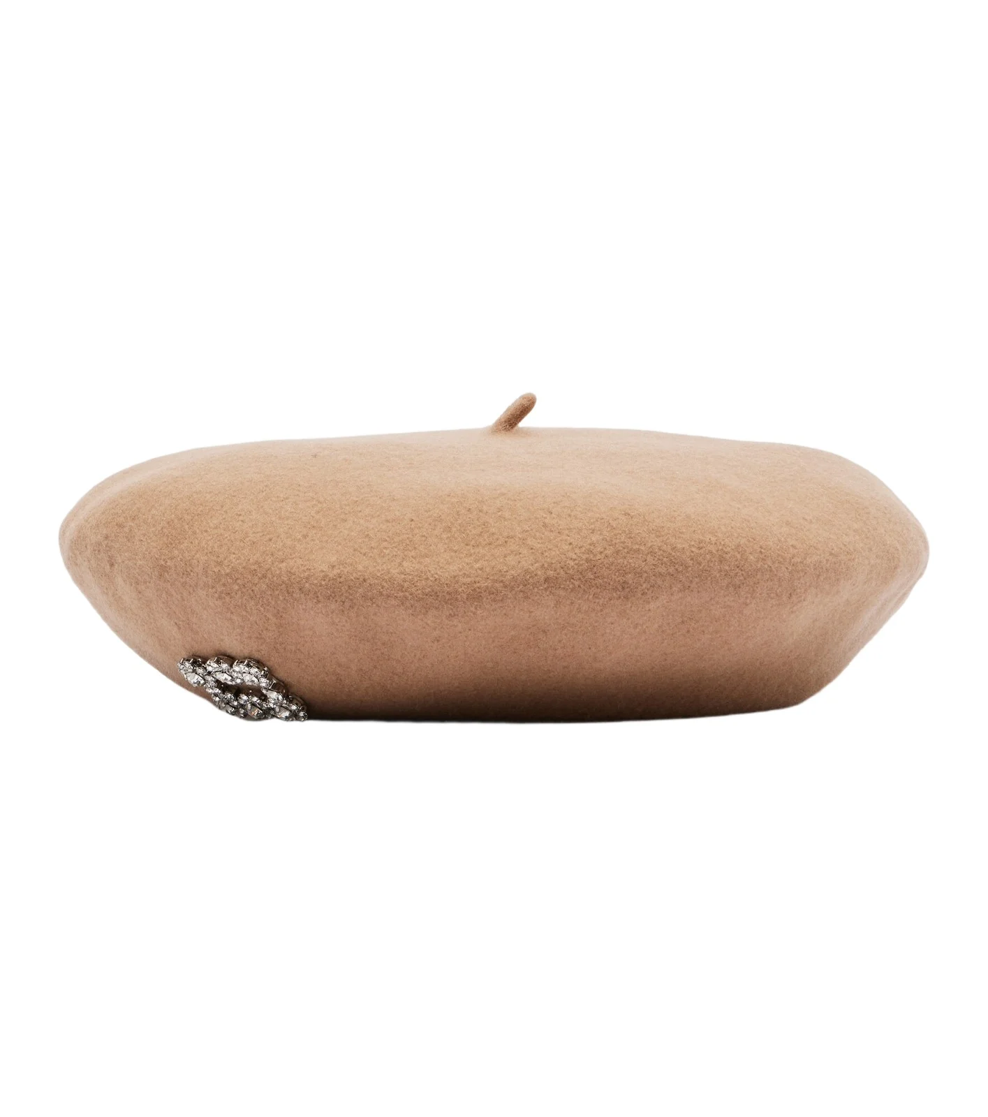 Embellished wool beret Embellished wool beret
