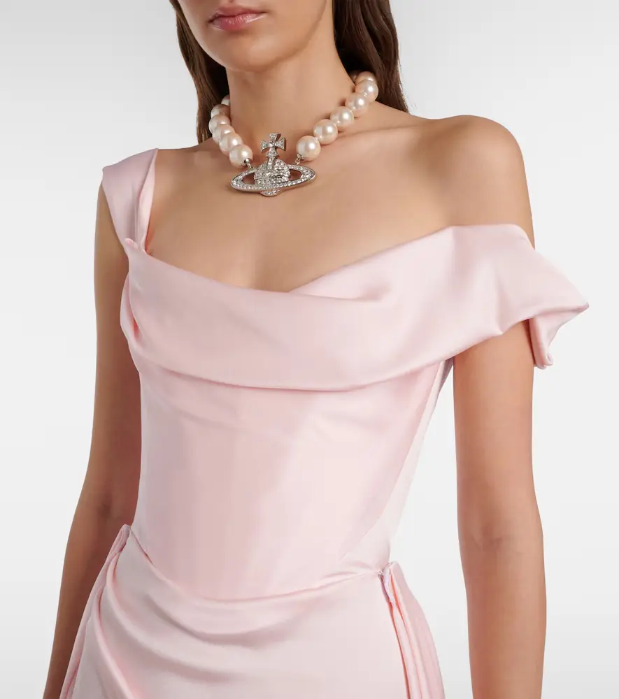 Vivienne Westwood Nova Grace draped asymmetric gown | Thumbnail 3 Vivienne Westwood Nova Grace draped asymmetric gown | Thumbnail 3