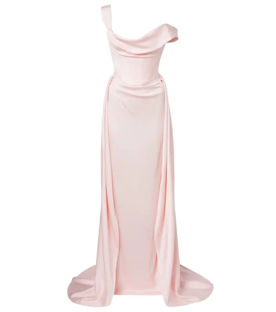 Nova Grace draped asymmetric gown Nova Grace draped asymmetric gown