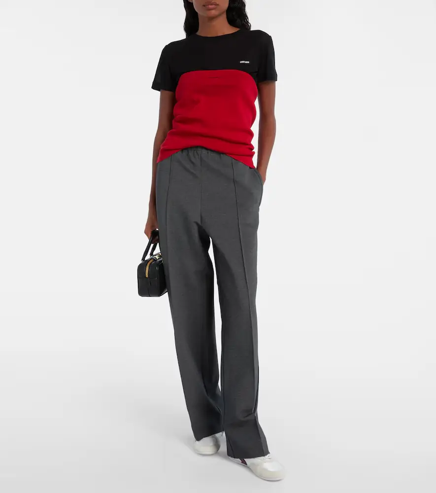 Miu Miu Cotton jersey T-shirt | Thumbnail 2