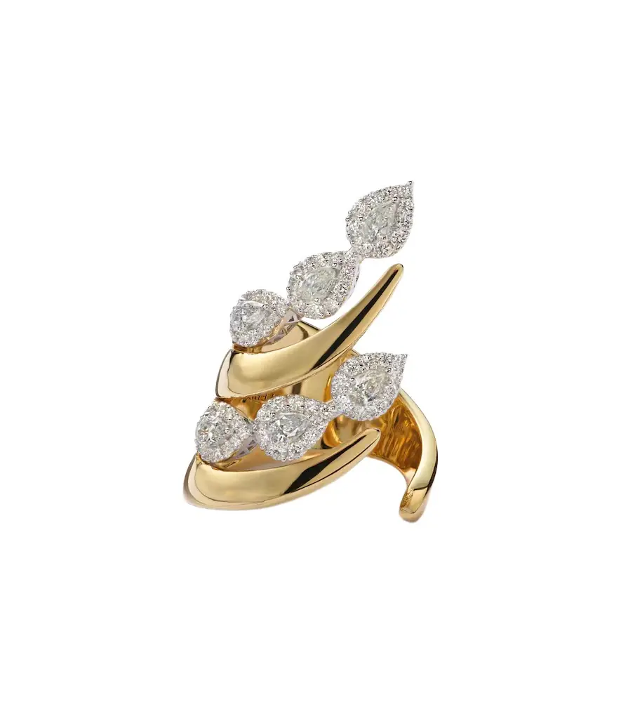 YEPREM Golden Strada 18kt yellow and white gold ring with diamonds | Image 1 YEPREM Golden Strada 18kt yellow and white gold ring with diamonds | Image 1