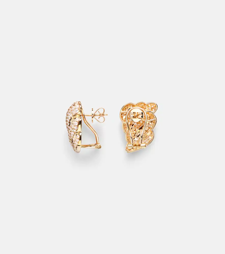 Anita Ko Croissant 18kt gold earrings with diamonds | Thumbnail 4