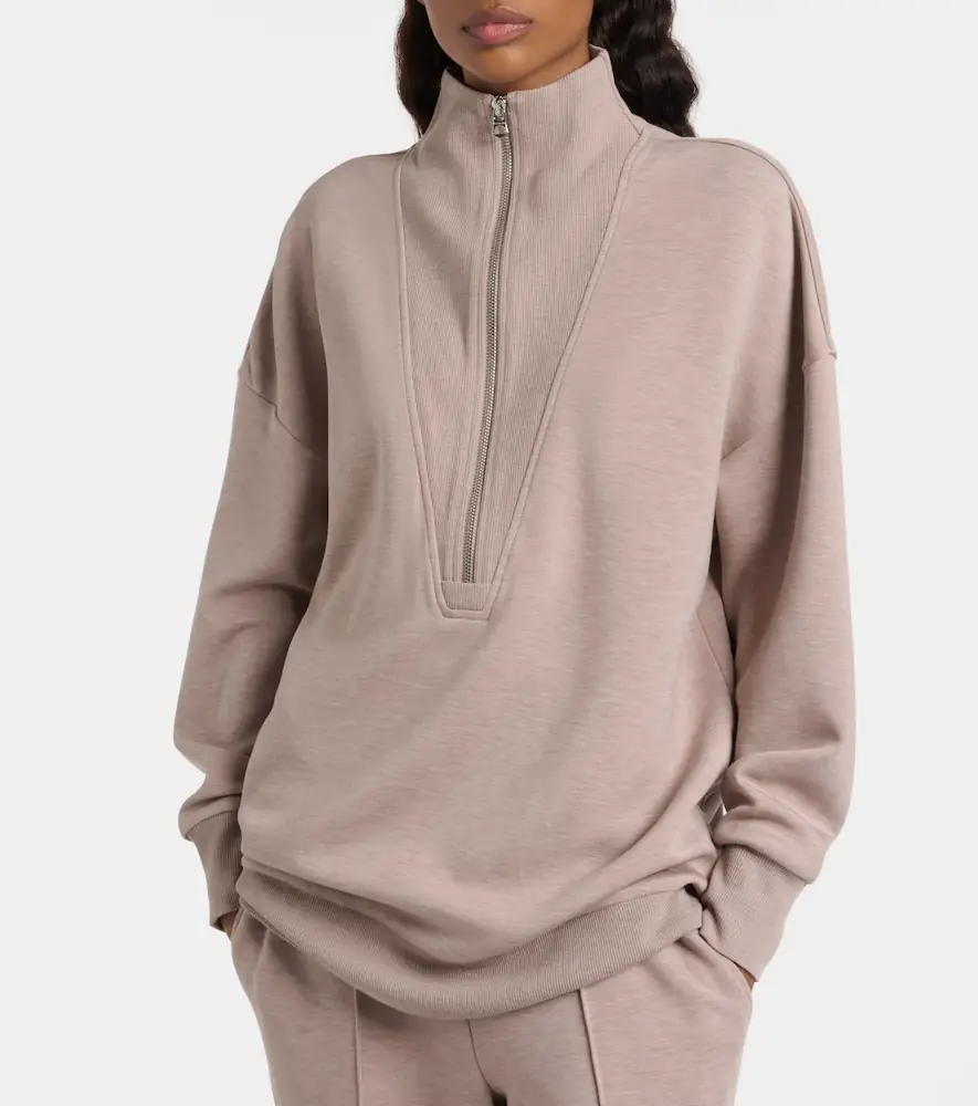 Varley Masie jersey half-zip sweatshirt | Thumbnail 6 Varley Masie jersey half-zip sweatshirt | Thumbnail 6