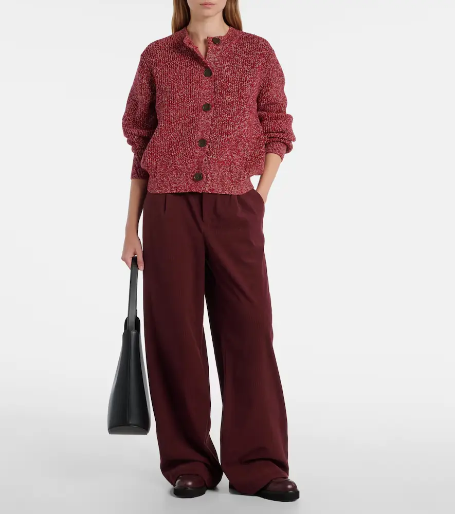 Varley Patricia ribbed-knit cardigan | Thumbnail 2