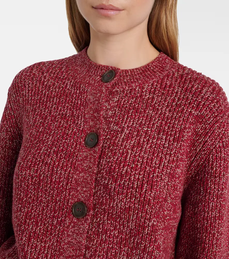 Varley Patricia ribbed-knit cardigan | Thumbnail 5