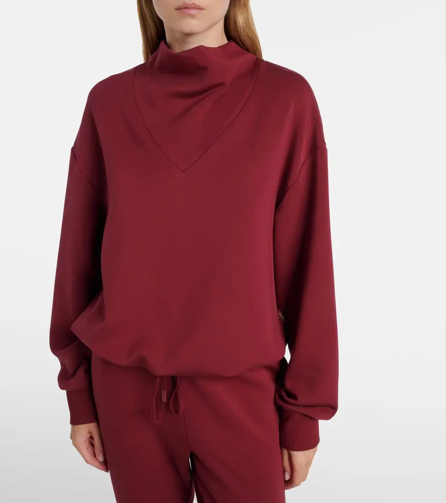 Varley Betsy draped sweatshirt | Thumbnail 4