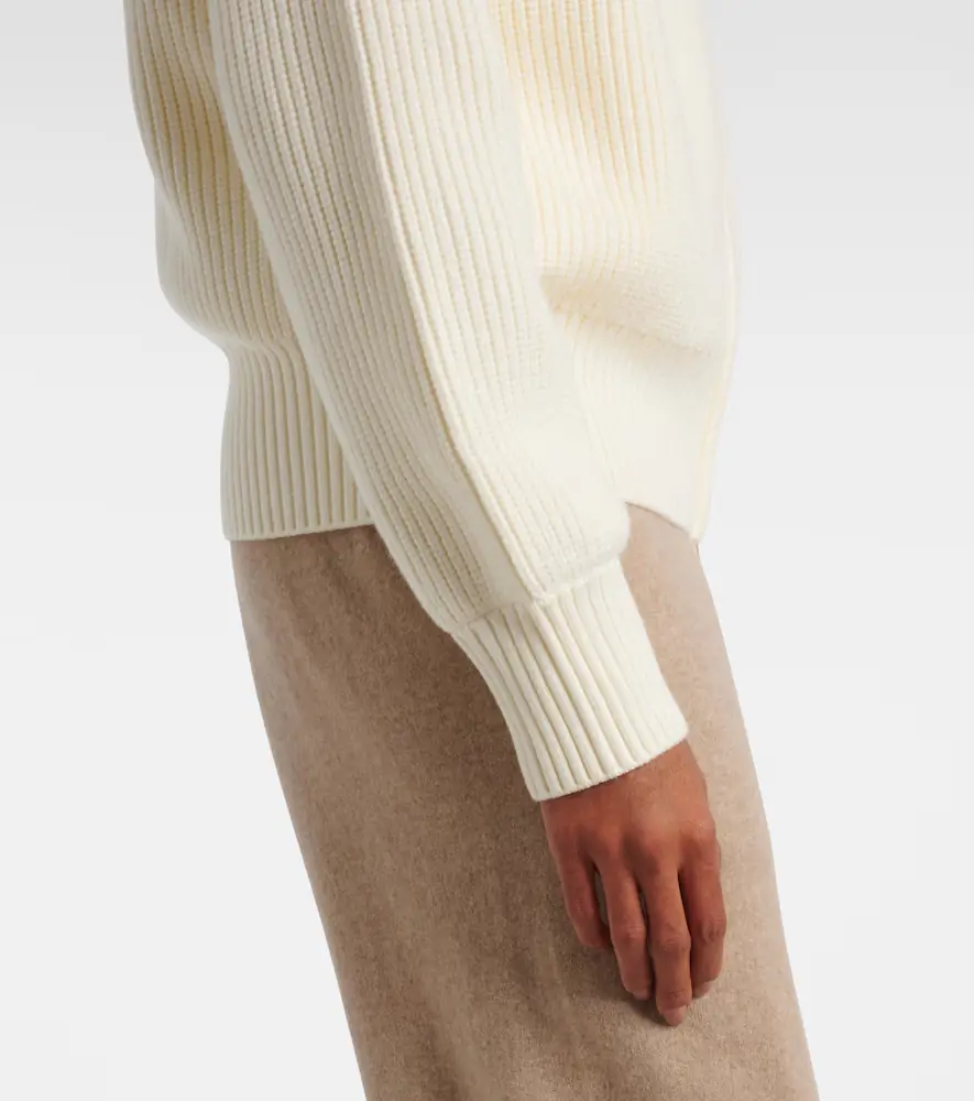 Varley Milo ribbed-knit zip-up cardigan | Thumbnail 2